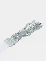 Серебряный пояс для восточных танцев живота с пайетками