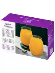Набор 2 стаканов 500 мл Elan Gallery "Crystal glass", 8,8*8,8*11,5 см