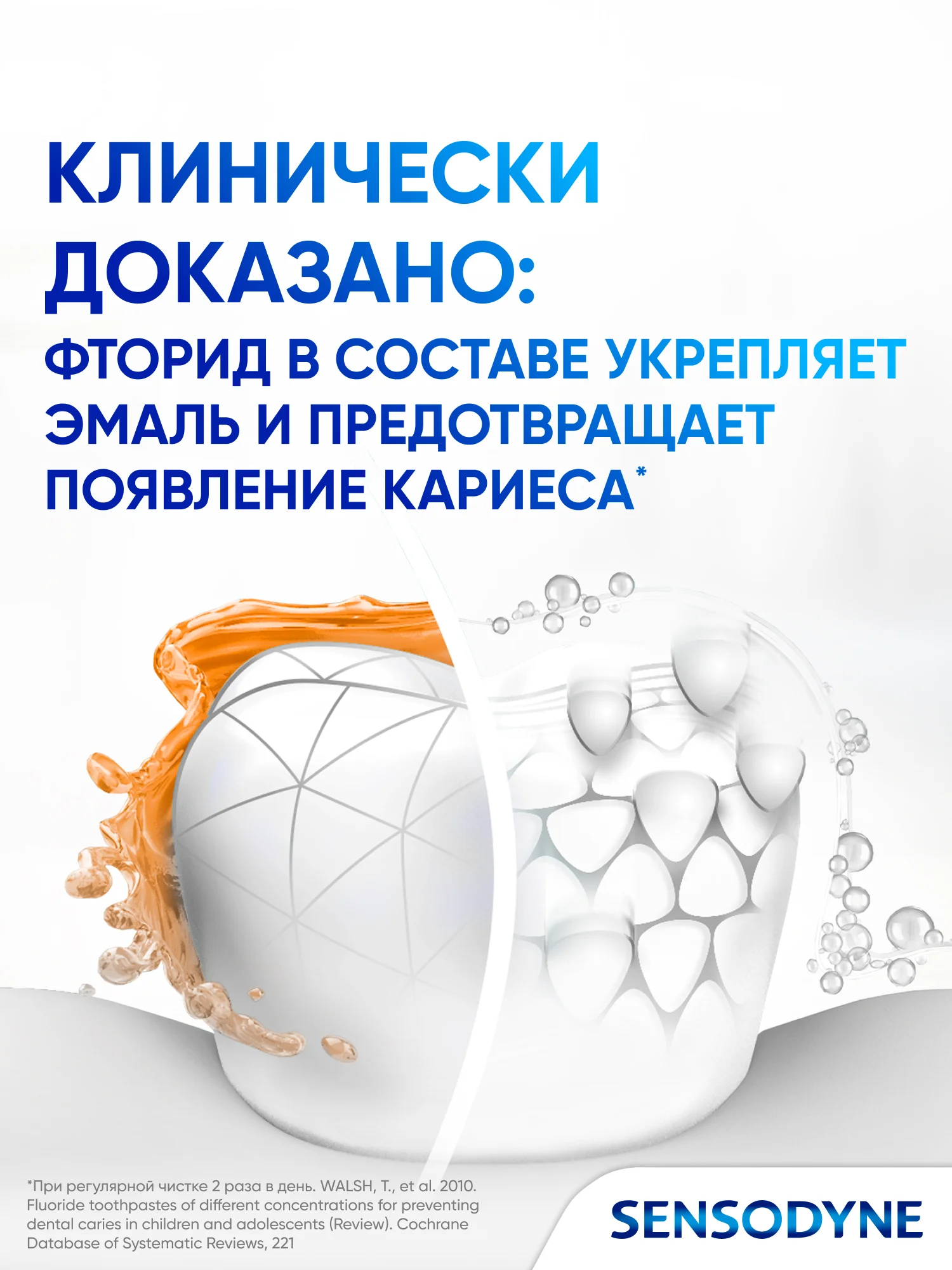 Зубная паста Sensodyne Мгновенный Эффект для чувствительных зубов с фтором, 75 мл, 2 шт