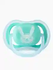 Силиконовые пустышки Philips Avent SCF344/23 ultra air, 2 шт, синий/зеленый