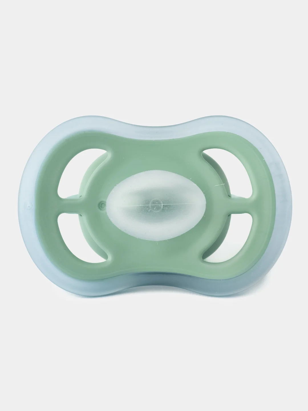 Силиконовые пустышки Philips Avent SCF085/16 ultra air 2 шт, зеленый/серый