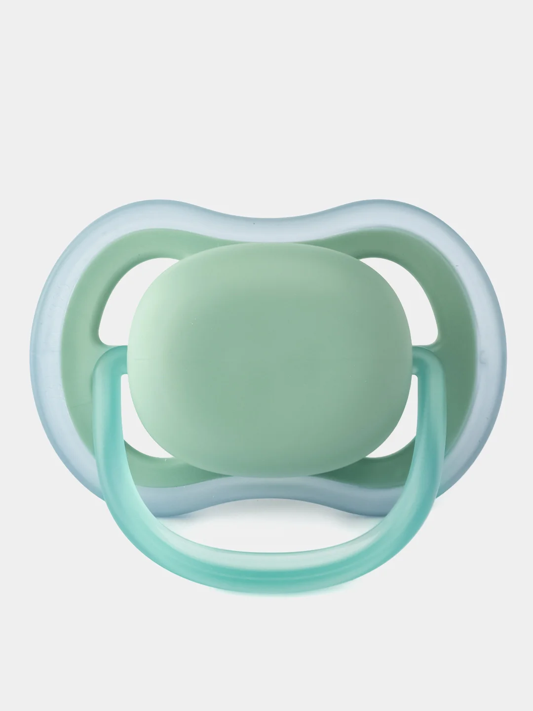 Силиконовые пустышки Philips Avent SCF085/16 ultra air 2 шт, зеленый/серый