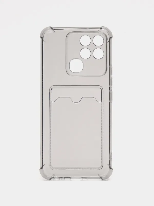 Хром чехол для Infinix Smart 6 (Инфиникс Смарт 6), силиконовый