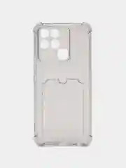Хром чехол для Infinix Smart 6 (Инфиникс Смарт 6), силиконовый