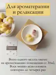 Желтый подарочный набор Аромасаше / Саше для белья / Саше для шкафа / Wax melts для аромалампы