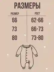 Серый комбинезон для малышей, вязаный в рубчик