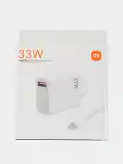Зарядное устройство Mi 33W с кабелем USB-A, Type-C, 1 метр, белый