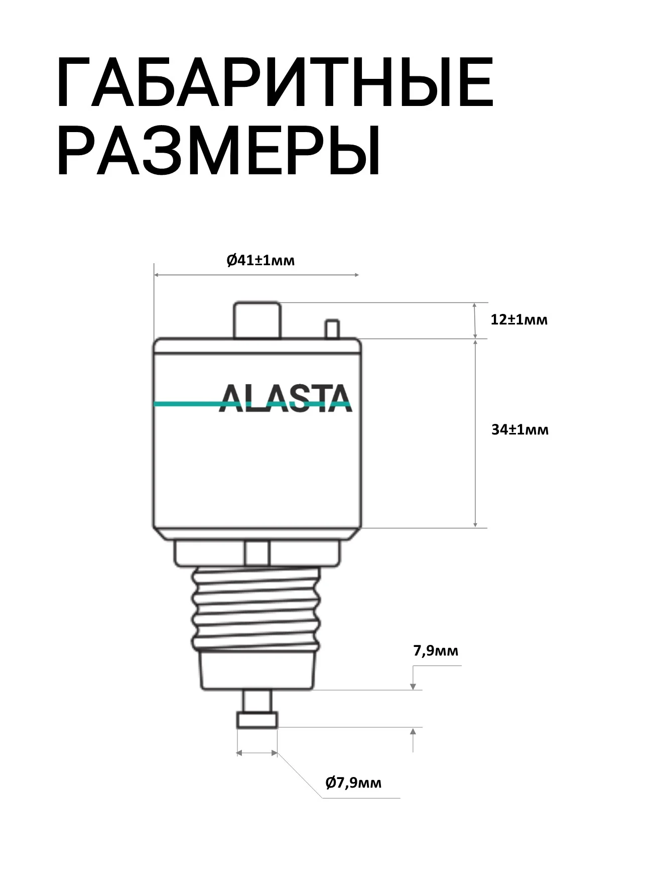 Предохранитель автоматический резьбовой ALASTA 10/16/25/32А, чёрный
