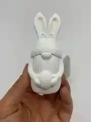 Красный новогодний подарочный набор детям.Фигурки из гипса для раскрашивания с красками