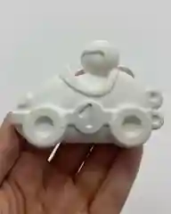 Желтый новогодний подарочный набор детям.Фигурки из гипса для раскрашивания с красками