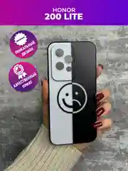 Чехол для Honor 200 Lite с принтом, с рисунком (Хонор 200 Лайт)