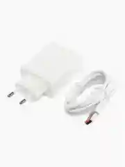 Зарядное устройство 67W с кабелем USB-A, Type-C, 1 метр, белый