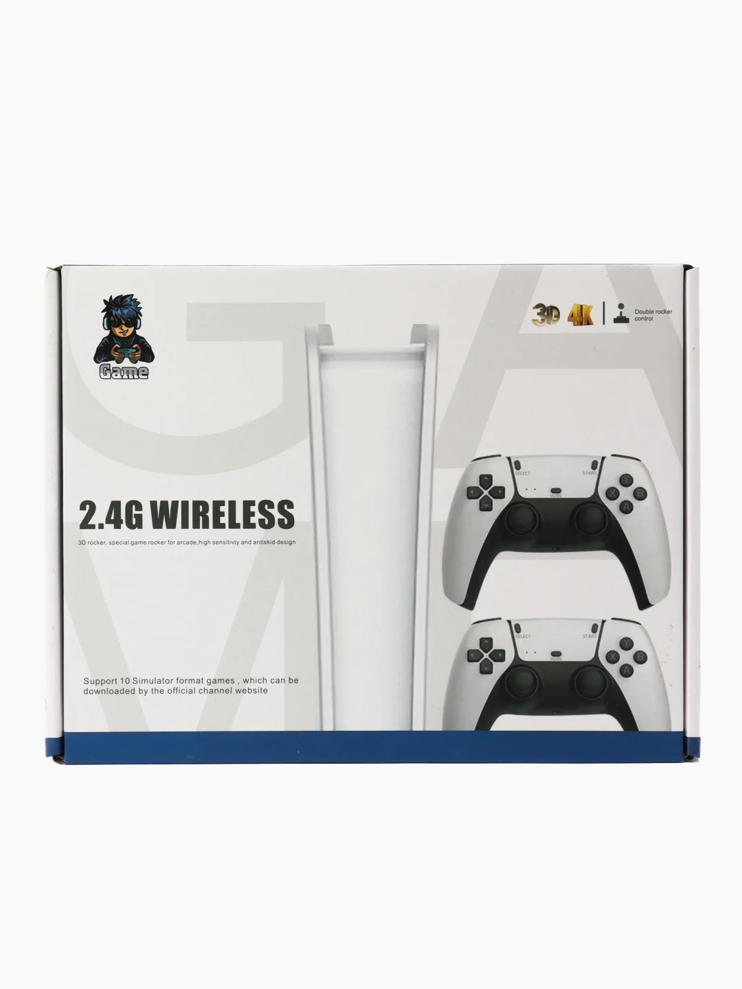 Белый игровая приставка Game Stick M15 128GB, для телевизора, 4k Ultra HD, 30000 ретро игр