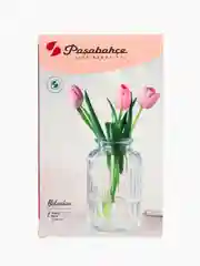 Прозрачный ваза для цветов, 23 см