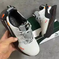 Серый кроссовки утепленные мужские осень зима весна с логотипом PUMA, повседневной носки