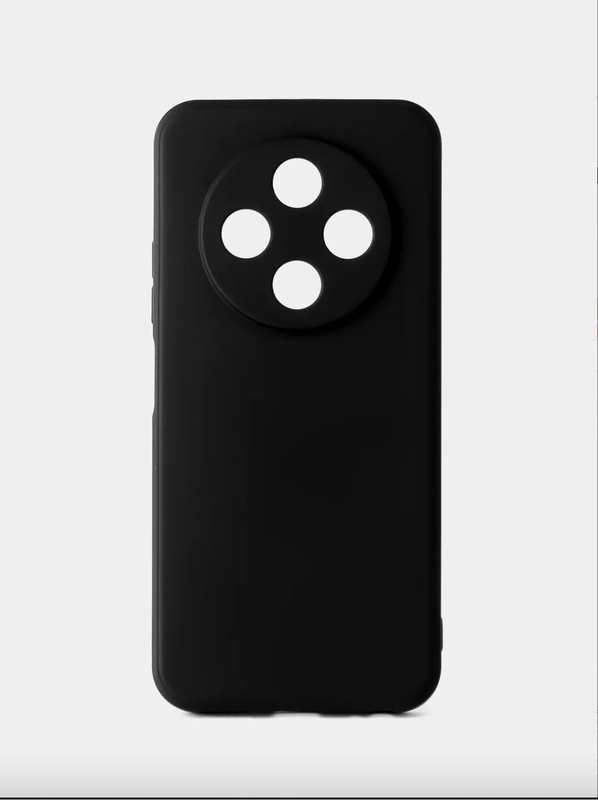 Чехол для Tecno Spark 30C (Техно Спарк 30С), черный, прозрачный