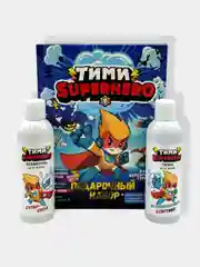 Подарочный набор Тими Superhero/Пена для ванн/Шампунь для волос