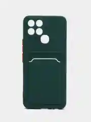 Зеленый чехол для Infinix Smart 6 (Инфиникс Смарт 6), силиконовый
