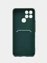 Зеленый чехол для Infinix Smart 6 (Инфиникс Смарт 6), силиконовый