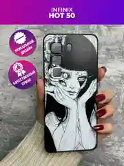 Чехол для Infinix HOT 50 4G с принтом, с рисунком (Инфиникс ХОТ 50 4Джи)