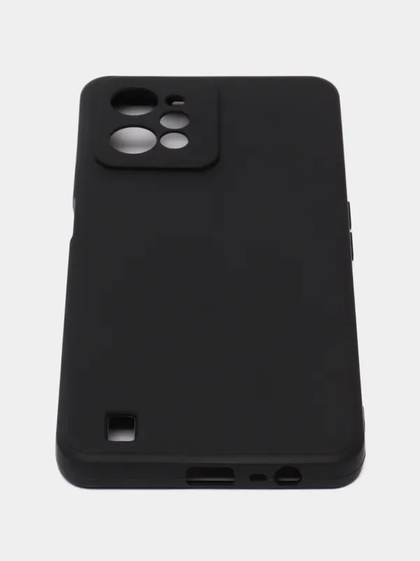 Черный силиконовый чехол для Realme C31 (Реалми С31)