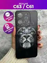 Манго чехол для Realme C63 / C61 с принтом, с рисунком (Реалми С63/С61)