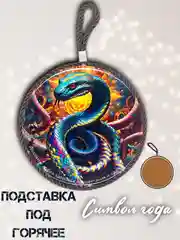 Тиффани подставка под горячее Змея/подарок. Символ 2025