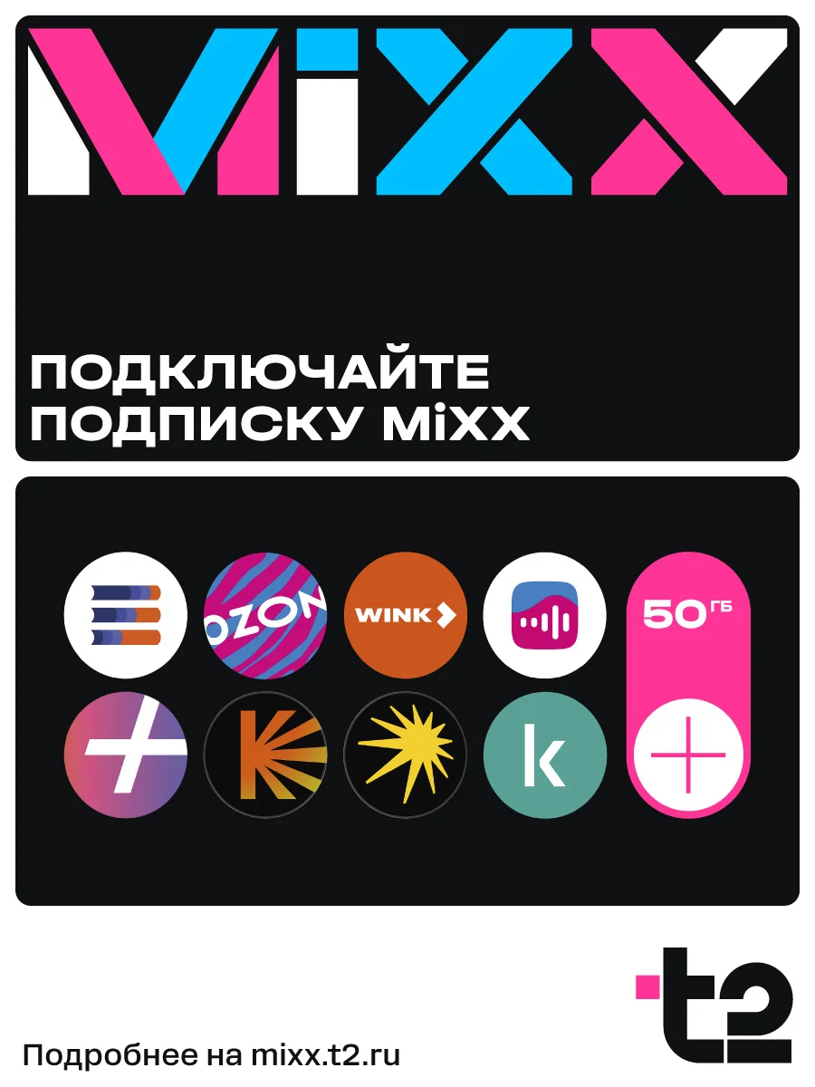 Sim-карта t2. Тариф "Мой онлайн" для Чувашской республики