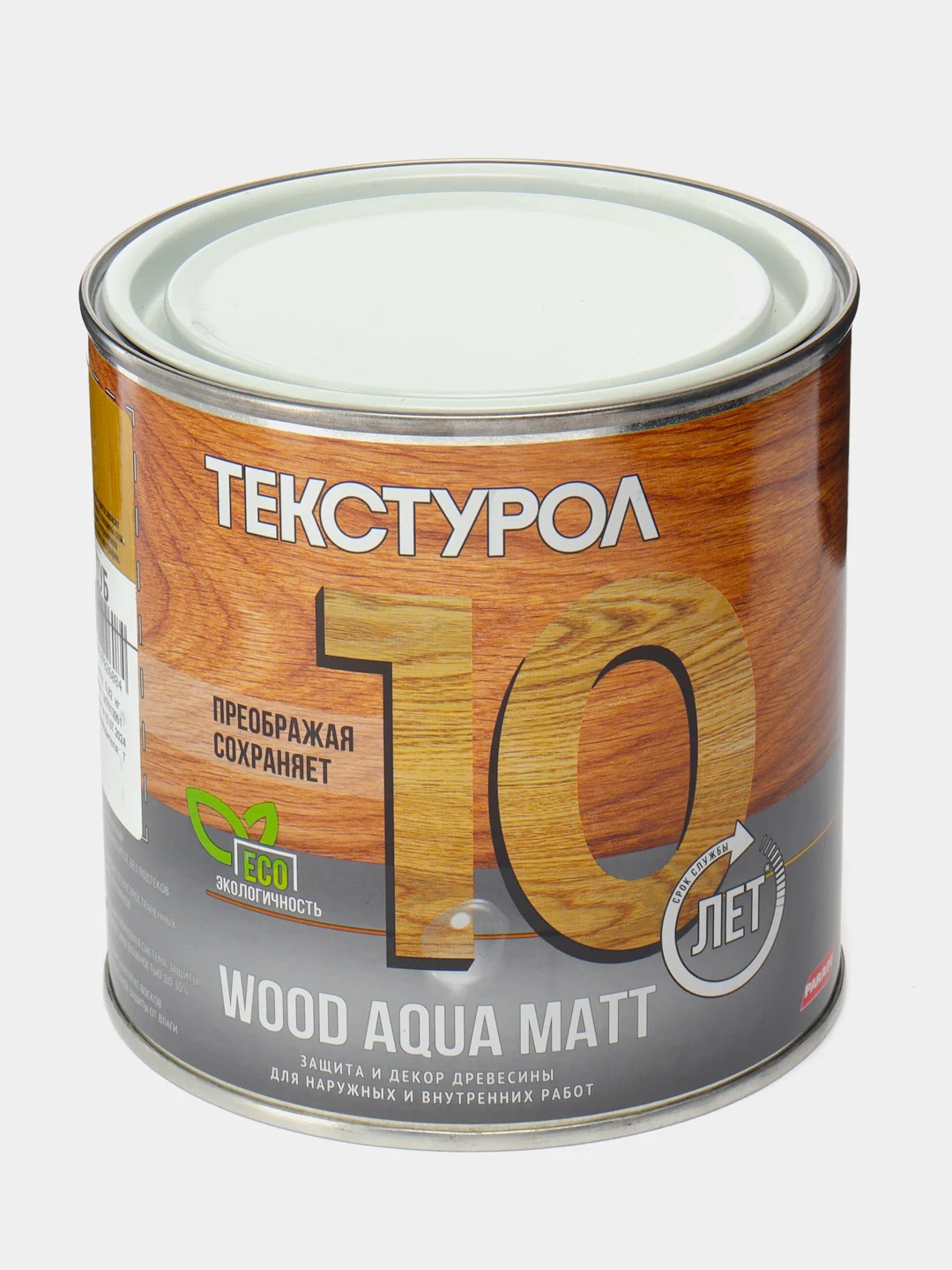 Текстурол WOOD AQUA MATT, защитно-декоративное средство на водной основе, Дуб, 0,8 л
