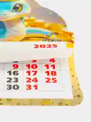 Золотой змея магнитный календарь 2025 год  с отрывными листами,  размер  13*15,5см