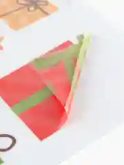 Оранжевый новогодние наклейки, многоразовые, большие, двухсторонние, 9листов А4