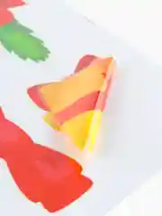 Синий новогодние наклейки, многоразовые, большие, двухсторонние, 9листов А4