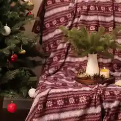 Шоколадный мягкий плед-покрывало флис, плед с новогодним принтом