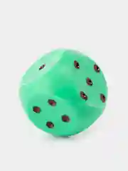 Зеленый кубик игральный (игральные кости), Цветной