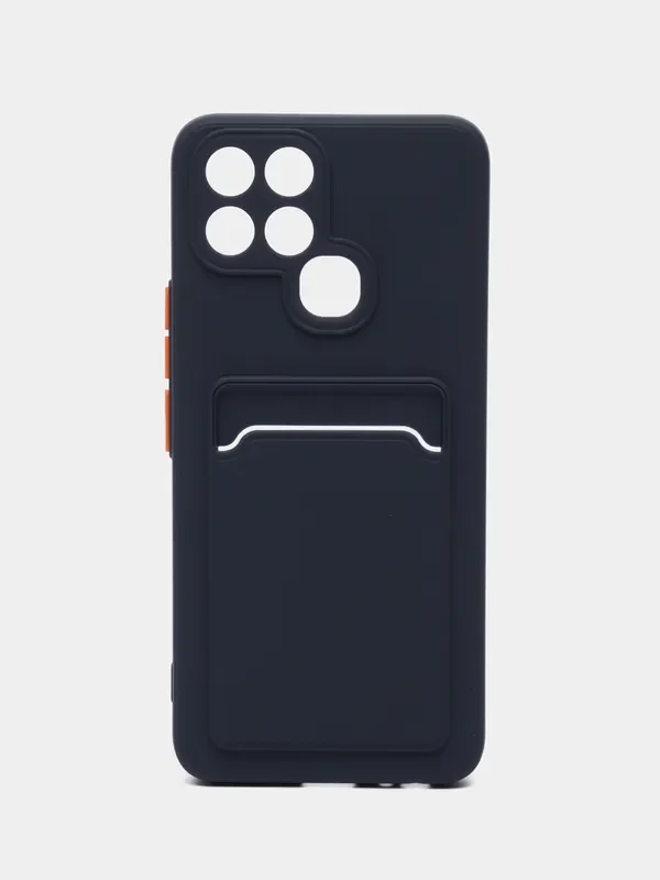 Морской чехол для Infinix Smart 6 (Инфиникс Смарт 6), силиконовый