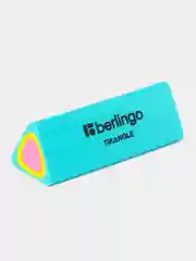 Голубой ластик Berlingo "Triangle", треугольный, термопластичная резина, 44*15*15мм