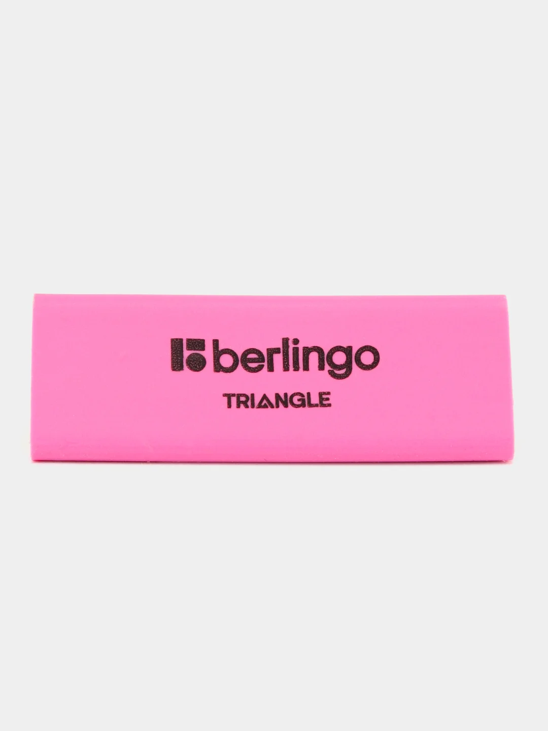 Розовый ластик Berlingo "Triangle", треугольный, термопластичная резина, 44*15*15мм