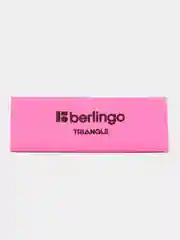 Розовый ластик Berlingo "Triangle", треугольный, термопластичная резина, 44*15*15мм