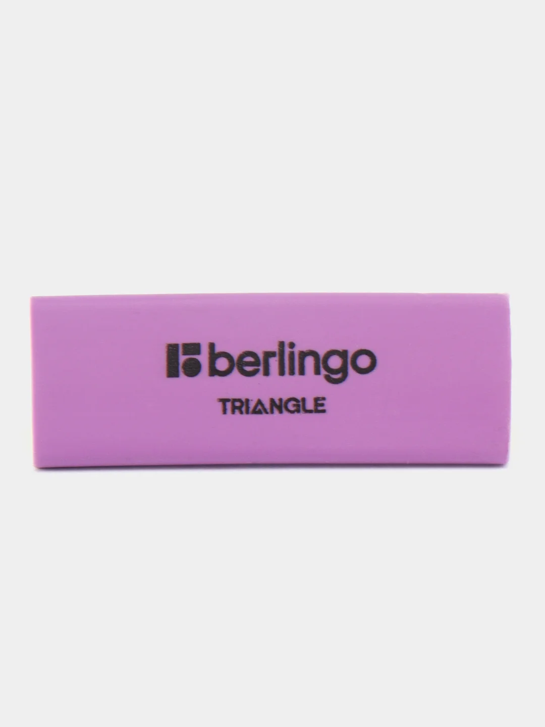 Фиолетовый ластик Berlingo "Triangle", треугольный, термопластичная резина, 44*15*15мм