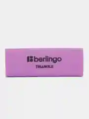 Фиолетовый ластик Berlingo "Triangle", треугольный, термопластичная резина, 44*15*15мм