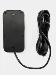 Черный удлинитель сетевой, фильтр 3 метра, 3 розетки с 4 USB и 1 Type-C портами и кнопкой
