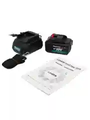 Синий гайковерт Makita аккумуляторный бесщеточный, 20V  с набором насадок