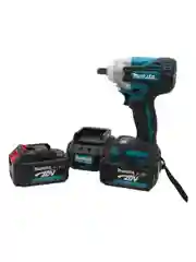 Синий гайковерт Makita аккумуляторный бесщеточный, 20V  с набором насадок