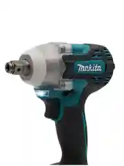 Синий гайковерт Makita аккумуляторный бесщеточный, 20V  с набором насадок