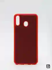 Красный чехол-накладка "Джинс" для Samsung Galaxy M20 2019
