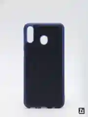 Синий чехол-накладка "Джинс" для Samsung Galaxy M20 2019