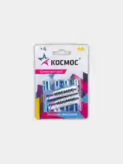 Батарейки LR 6 Космос пальчиковые 6шт