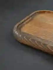 Коричневый поднос 17*35 см деревянный из бука