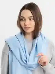 Ледяной шарф палантин женский  , зимний шарф , однотонный