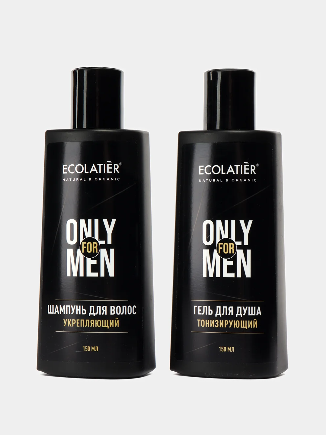 ECOLATIER Подарочный набор "Only For Men" (Гель для душа 150 мл + Шампунь 150 мл)